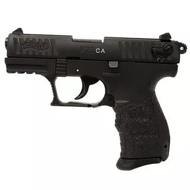 Walther Arms | P22 | 3.4″ Barrel | Double/Single Action | Semi-Auto | 22LR | CA Compliant | Black/Black | 5120333
