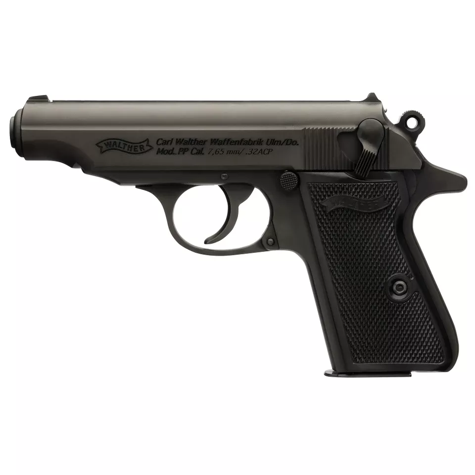 Walther PP 32 ACP 3.9" 8-Round Black Pistol