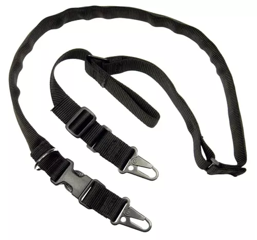 WAR SLING 2N1 PAD W/FAST ADJ BLK 1 1/4INWarrior Sling 2 N 1 Black - Weapon quick detach - Quick adjust slider pull - Padded shoulder strap - Double to single point conversion