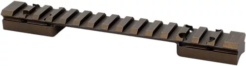 Warne 7642BB Mountain Tech Tactical Rail Burnt Bronze Cerakote Aluminum Browning X-Bolt Long Action, 0 MOA