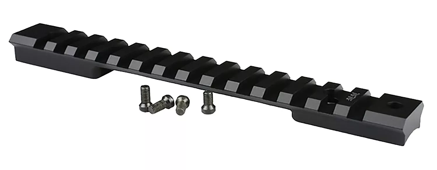 Warne 76T320MOA Mountain Tech Tactical Rail Black Anodized Aluminum Tikka T3/T3X Rifle Short Action, 20 MOA