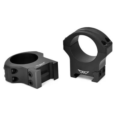 Warne HyperLite Rings - Ring, 30mm High, Black