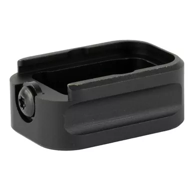 Warne Magazine Extension, Fits Glock 19/23, 9MM/.40 S&W, +3/+2, Black 3121