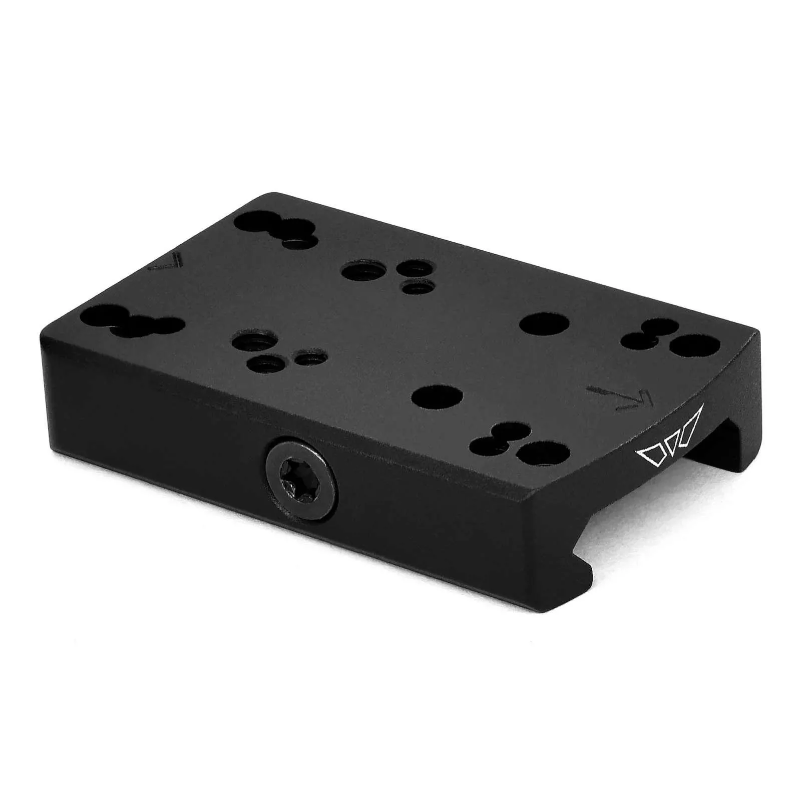 Warne Red Dot Riser Low Pro Reflex Mount – Black