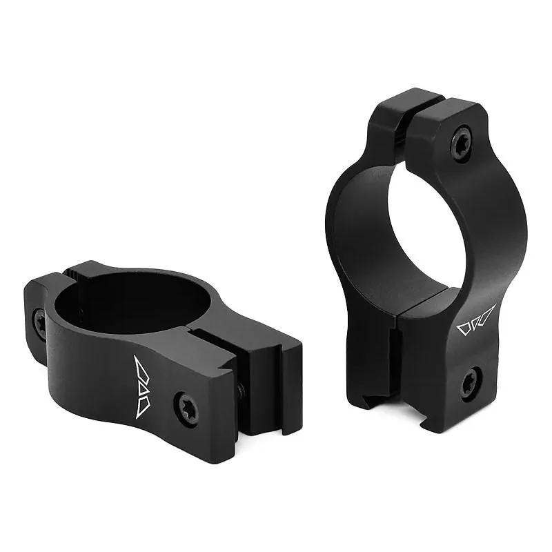 Warne Vapor 2-Piece Rimfire Scope Rings 1” High – Anodized