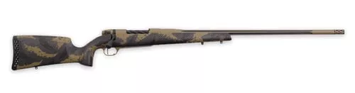 Weatherby MAX01N222RR6B Mark V Apex 22-250 Rem 4+1 24" + 2"Coyote Tan/Graphite Black Cerakote Fluted Threaded Barrel, Coyote Tan Cerakote Steel Drilled & Tapped Receiver, Tan/Brown Sponge Accents Fixe