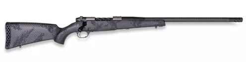 Weatherby MGT01N25CMR4B Mark V Backcountry Guide TI 25 Creedmoor 3+1 22" + 2" Graphite Black Cerakote Fluted Threaded Barrel, Titanium Drilled & Tapped Receiver, Exposed Carbonw/Carbide Black Accent