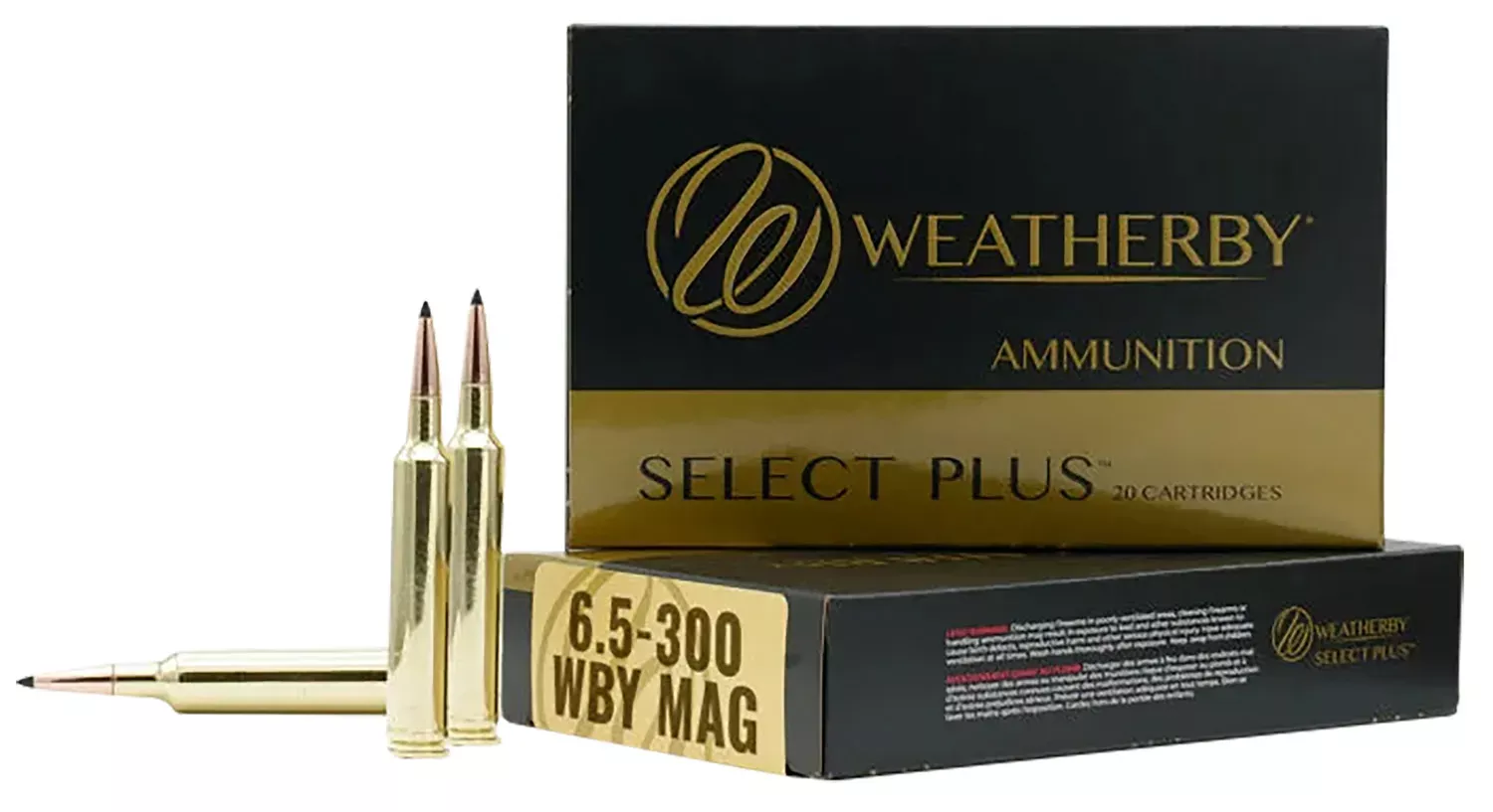 Weatherby Select Plus 6.5x300 Weatherby Mag 130 gr Ballistic tip, 20-Round Box