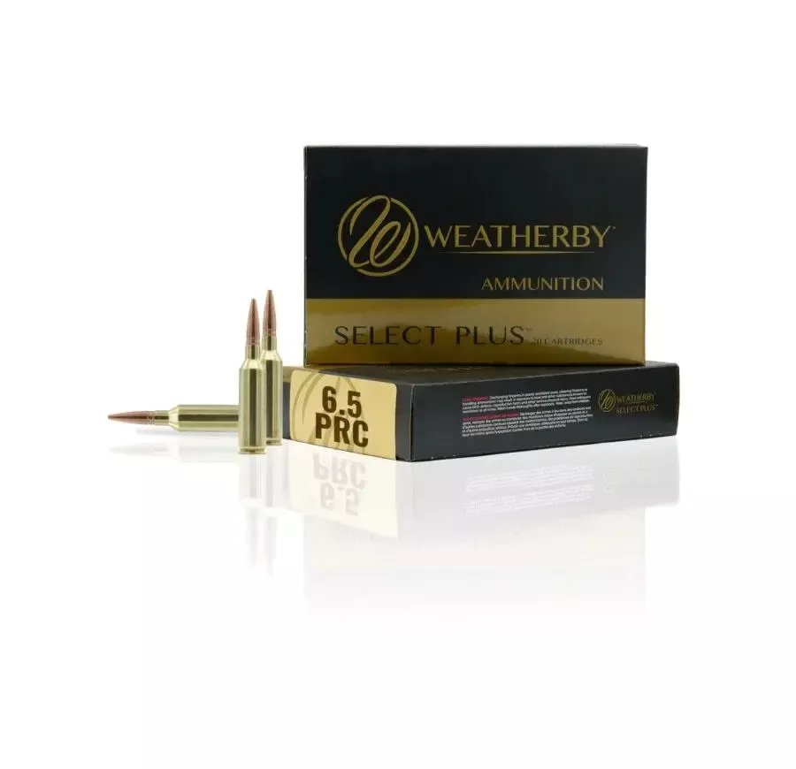 Weatherby Select Plus Rifle Ammunition 6.5 PRC 130 Grain Scirocco 3025 fps 20/ct