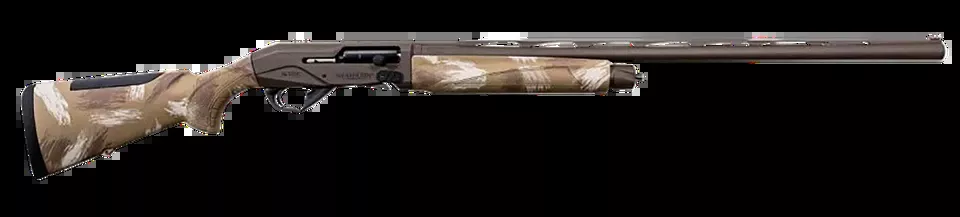 Weatherby XSL2028MAG Sorix 20 Gauge Semi-Auto Shotgun, Burnt Bronze & Slough Camo