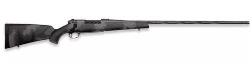 WeatherbyMark V Live Wild 25 Creedmoor 4+1 22" Carbon Gray Cerakote Fluted Threaded Barrel, Carbon Gray Cerakote Drilled & Tapped Steel Receiver Fixed Black w/Gray Accents Polymer Stock, Right Hand