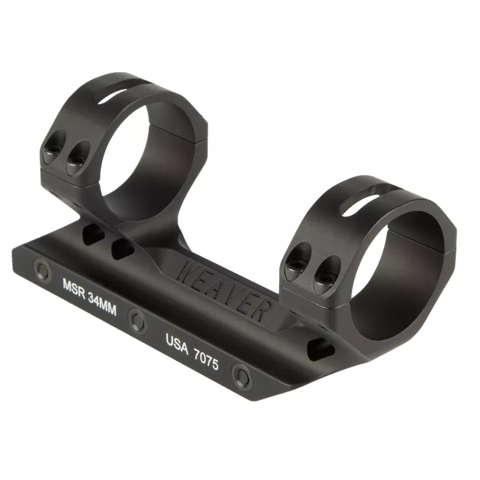 WEAVER 34MM Fixed MSR Matte Mount