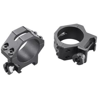 Weaver 4 Hole Tactical, 30mm Medium Rings, Fits Picatinny, Matte Finish, Black 48364
