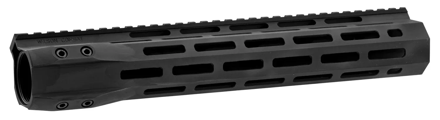 Wilson Combat TRMLOKAR2012 AR-10 M-Lok Handguard 6005A-T5 Aluminum Black Hard Coat AFALSEdized 12.6"