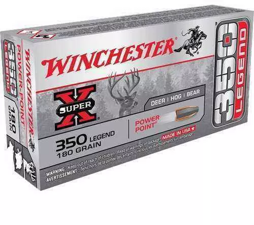 Winchester 350 Legend 180 Grain Soft Point - 20 Rounds for Power and Precision