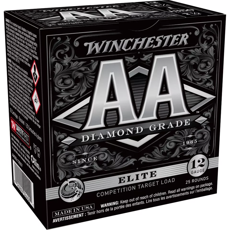 Winchester AA 12 Gauge 2.75" #7.5 Shotgun Shells - 1oz, 25 Rounds per Box, 250 Rounds per Case