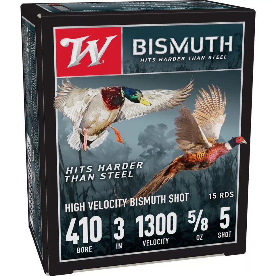 Winchester Bismuth 410 Bore 3" #5 Shot 15/150 Rounds