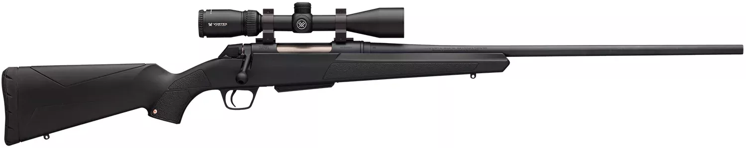 Winchester Guns 535705220 XPR Scope Combo 308 Win 3+1 22″ Matte Black Synthetic Stock Matte Blued Right Hand Vortex Crossfire II 3-9x40mm