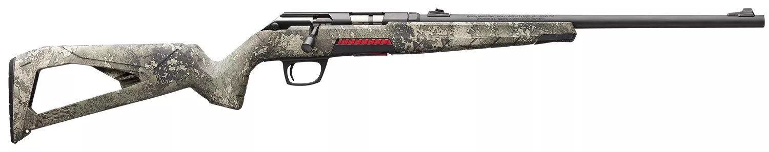 Winchester Repeating Arms 525206102 Xpert22 LR 10+1 18″, Matte Black Barrel/Rec, TrueTimber Strata Skeletonized Stock, Adjustable Sights
