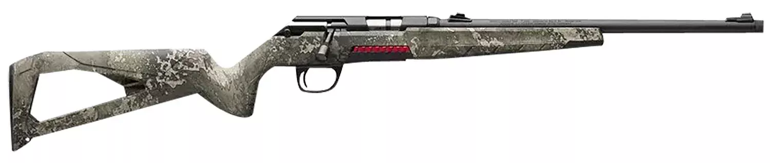 Winchester Repeating Arms 525207102 Xpert SR 22 LR 10+1 16.50″ Matte Black Threaded Barrel, Matte Black Drilled & Tapped Steel Receiver, TrueTimber Strata Skeletonized Synthetic Stock, Right Hand