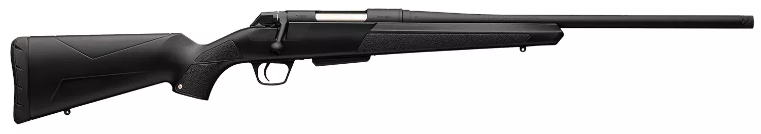 Winchester Repeating Arms 535711212 XPR SR Full Size 243 Win 3+1 20″ Black Perma-Cote Threaded Sporter Barrel & Drilled & Tapped Steel Receiver, Matte Black Fixed Synthetic Stock