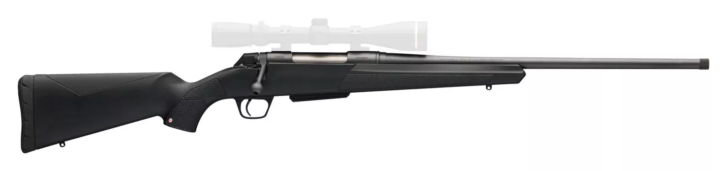 Winchester Repeating Arms 535711294 XPR SR Full Size 6.5 PRC 3+1 20″ Black Perma-Cote Threaded Sporter Barrel & Drilled & Tapped Steel Receiver, Matte Black Fixed Synthetic Stock
