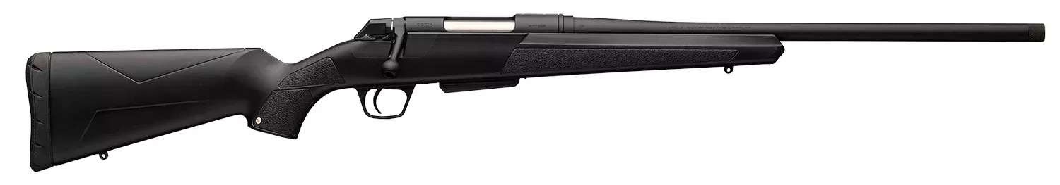 Winchester Repeating Arms 535711299 XPR SR Full Size 6.8 Western 3+1 20″ Black Perma-Cote Threaded Sporter & Drilled & Tapped Steel Receiver, Matte Black Fixed Synthetic Stock
