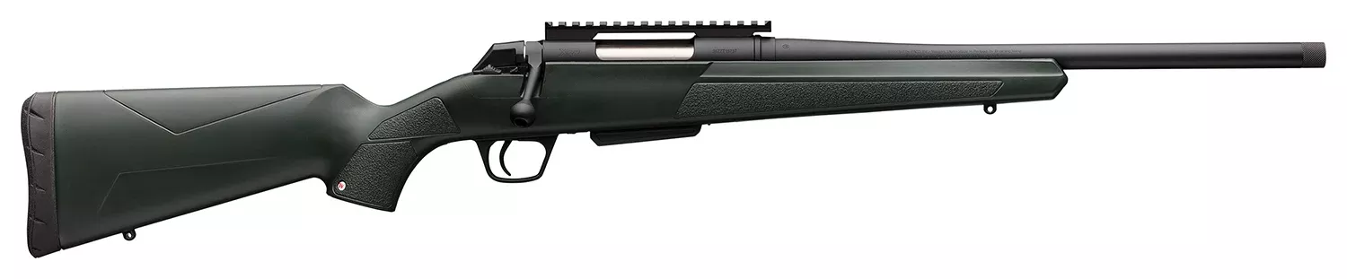 Winchester Repeating Arms 535757299 XPR Stealth 6.8 Western Caliber with 3+1 Capacity, 16.50″ Threaded Barrel, Black Perma-Cote Metal Finish & Green Synthetic Stock Right Hand (Full Size)