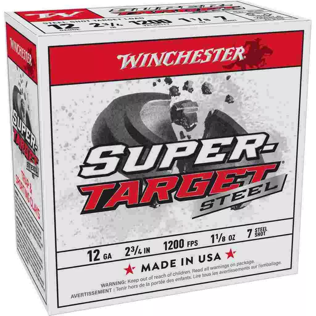 Winchester Super-Target 12 ga 2 3/4″ 1-1/8 oz #7 1200 fps 25/ct