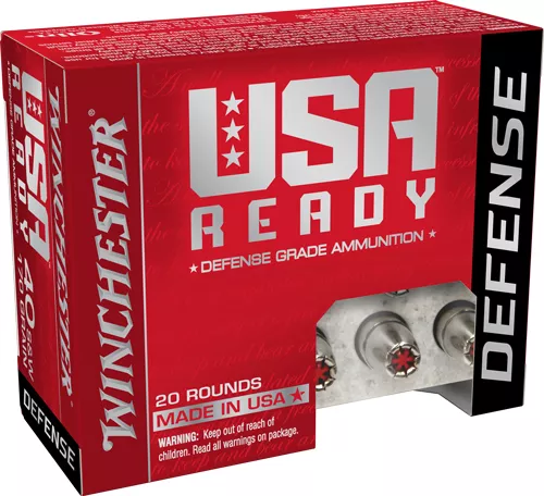 WINCHESTER USA READY 40 SW – 170GR JHP 20RD 10BX/CS
