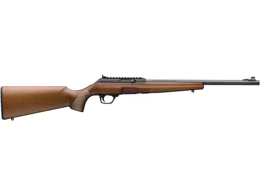 Winchester Wildcat Sporter Semi Automatic Rifle 22 Long Rifle 16.5″ Matte Blued Threaded Barrel Matte Black Frame Satin Field Stock