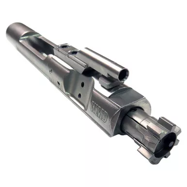 WMD Guns Bolt Carrier Group, For AR Platform, 450 Bushmaster, NiB-X Finish, Nickel