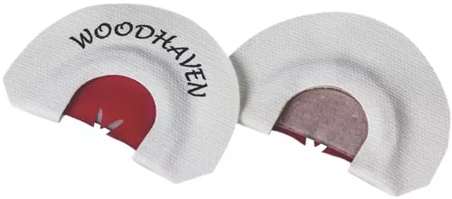 Woodhaven WH013 Red WaspDiaphragm Call Triple Reed Attracts Turkeys White