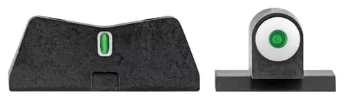 XS Sights CK0001S5 DXT Big Dot Night Sights-CanikBlack | Green Tritium White Outline Front Sight Green Tritium White Outline Bar Rear Sight