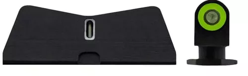 XS Sights GL0009S6G DXT2 Standard Dot Night Sights fit GlockBlack | Green Tritium Green Outline Front Sight Green Tritium White Outline Bar Rear Sight