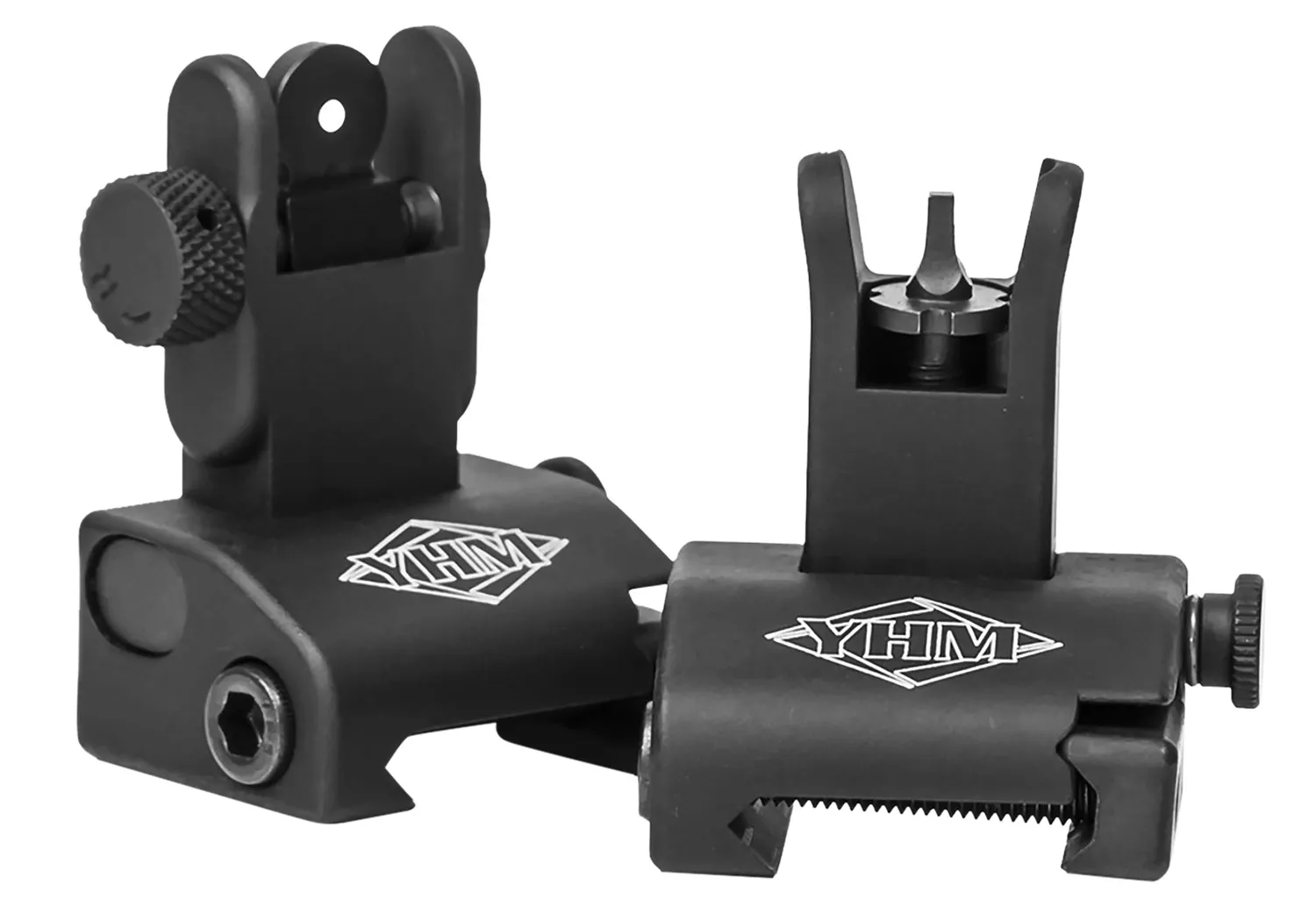 Yankee Hill 5040 Q.D.S. Sight SetBlack Hardcoat Anodized AR Platform