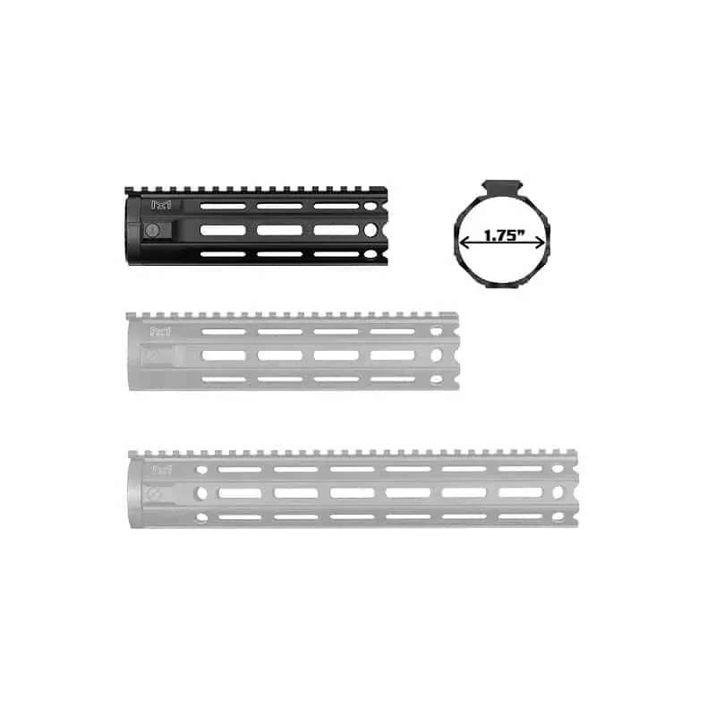 Yankee Hill AR15 MR7 7.29” M-LOK Carbine Length Handguard – Black