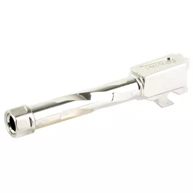 Zaffiri Precision Pistol Barrel | 9MM | 4.65″ | Threaded 1/2X28 | Stainless Finish | Silver | Fits Sig P320 Compact | ZP.320BTSS