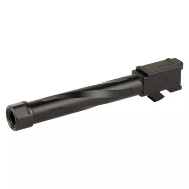 Zaffiri Precision Pistol Barrel, 9MM, 4.97", Threaded, Fits Glock 17 Gen 5, Nitride Finish, Black
