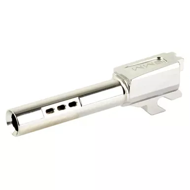 Zaffiri Precision Ported Pistol Barrel | 9MM | 3.8″ | Stainless Finish | Silver | Fits Sig P320 Compact | ZP.320BPSS