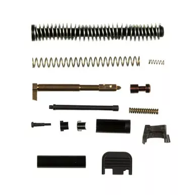 Zaffiri Precision Upper Parts Kit For Glock 17/34 | Slide Parts | For Glock 17/34 Gen 3 | Black | 17.34.UPK
