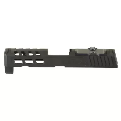 Zaffiri Precision ZPS.2 | Optic Ready Stripped Slide | Trijicon RMR Footprint | Fits Sig Sauer P320 Full Size | Stainless Steel Construction | Cerakote Finish | Armor Black | ZPS.2.P320F.BLK