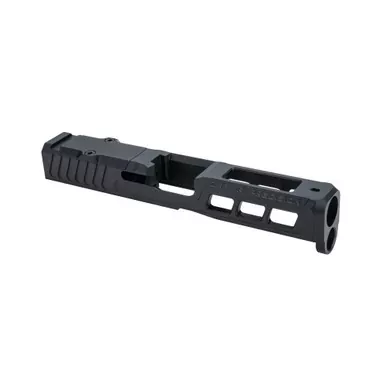 Zaffiri Precision ZPS.3 | Optics Ready Complete Slide | RMR Footprint | G19 Threaded Barrel | Gold TiN Finish | HD Fiber Sights | Armor Black | G19 Gen 5/19X/45 | ZPS.3.19.G5.BLK.CU