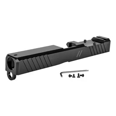 ZEV Technologies | Duty Stripped Slide w/ RMR Cut | For Glock 17 Gen 3 | Black Finish | SLD-Z17-3G-DUTY-RMR-BLK