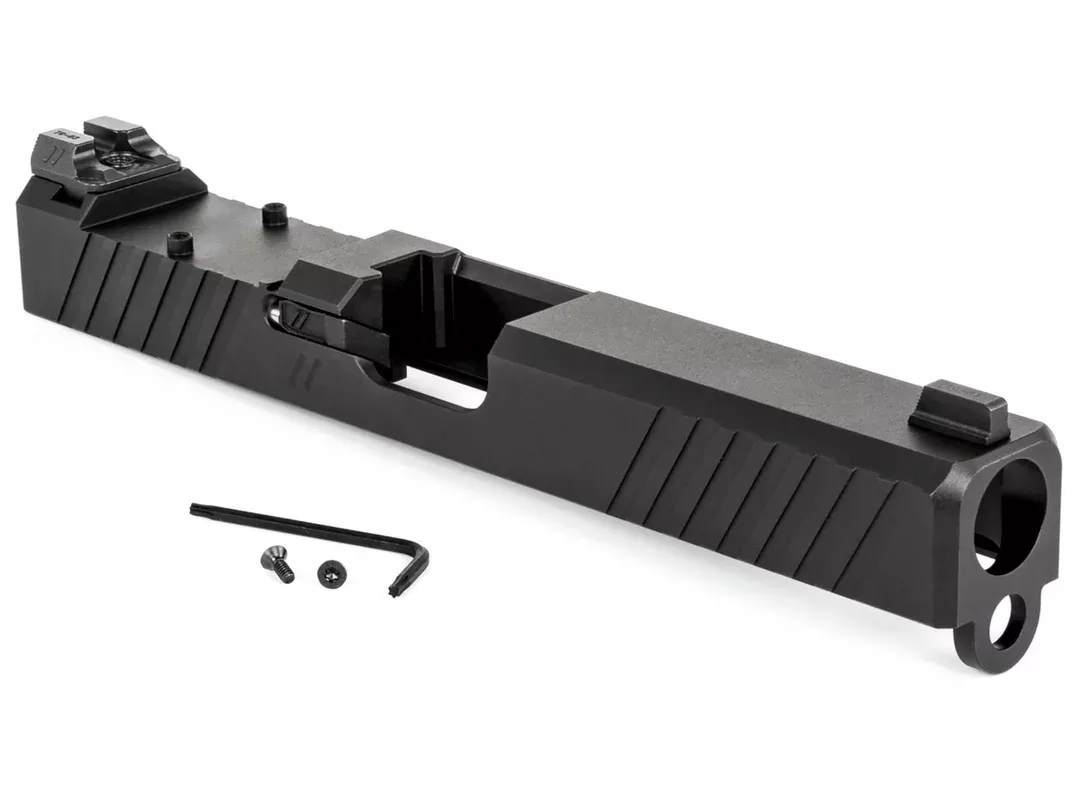 ZEV Technologies Z17 Duty Slide for Glock 17 Gen 3 RMR Optic Cut with Night Sights Black DLC