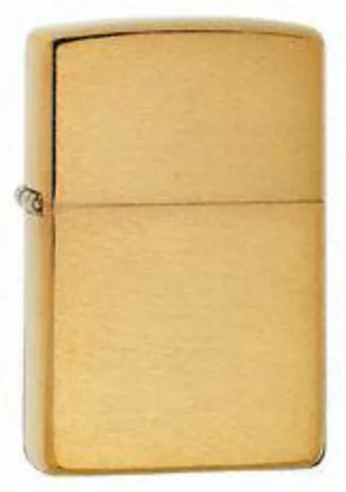 Zippo Brushed Brass Lighter UPC: 041689107802