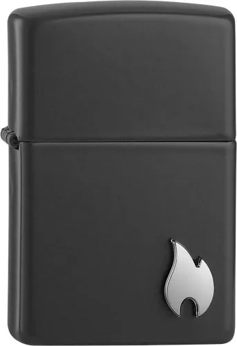 ZIPPO WINDPROOF LIGHTER BLACK – MATTE