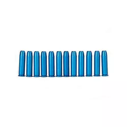 A-Zoom Pistol Metal Snap Caps 357 Magnum, Blue, Package of 12